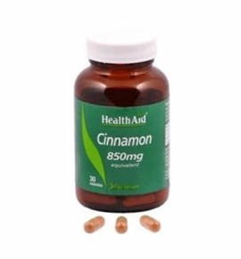 Health Aid Cinnamon 850mg 30tabs