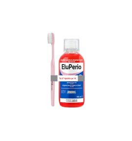 EluPerio Στοματικό Διάλυμα Χλωρεξιδίνης 0,12% για Υγιή Ούλα 300ml & Elgydium Clinic Perio Κλινική Οδοντόβουρτσα για την Υγιεινή Περιοδοντίου