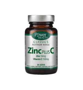 Power Health Platinum Zinc Plus CZn 16mg Vitamin C 150mg 30s