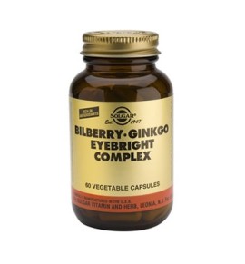 Solgar Bilberry Ginkgo Eyebright Complex veg.caps 60s