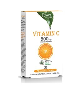 Power Health Vitamin C 500mg Stevia 36chew.tabs