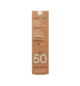 Korres Red Grape Sheer Glow Antiageing & Antispot Daily Face Sunscreen Spf50, 50ml