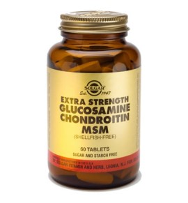 Solgar Extra Strength Glucosamine – Chondroitin – MSM tabs 60s