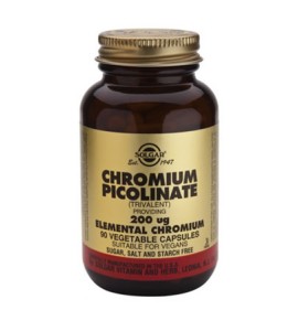 Solgar Chromium Picolinate 200μg veg.caps 90s