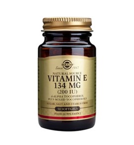 Solgar Vitamin E Natural 200 IU softgels 50s