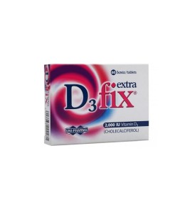 Uni-Pharma D3 Fix 2000 IU Vitamin D3, 60caps