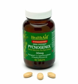 Health Aid Pycnogenol 30mg 30 veg.tabs
