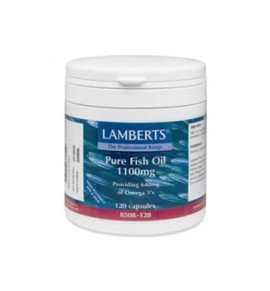 Lamberts Pure Fish Oil 1100mg (EPA) 120 caps (Ω3) New Higher Strength