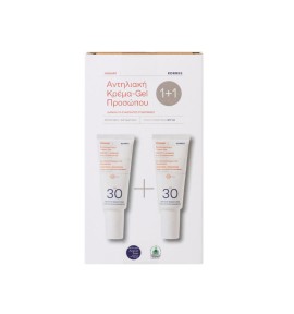 Korres Γιαούρτι Αντηλιακή Κρέμα-Gel Προσώπου SPF30 1+1 (40ml)