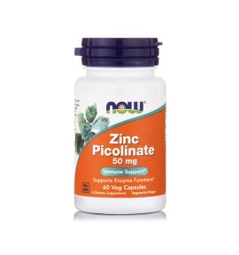 Now Foods Zinc Picolinate 50mg 60caps