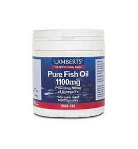 Lamberts Pure Fish Oil 1100mgr (EPA) 180 caps (Ω3)
