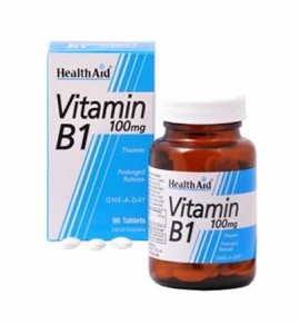 Health Aid Vitamin B1 (Thiamin HCl) 100mg 90tabs