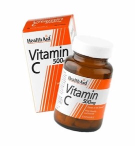 Health Aid Vitamin C 500mg Chewable Orange Flavour 60 tabs