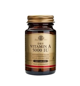 Solgar Vitamin A 5000IU Dry tabs 100s