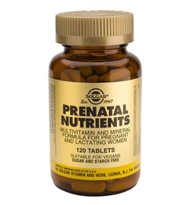 Solgar Prenatal Nutrients tabs 120s