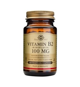 Solgar Vitamin B-2 (Riboflavin) 100mg veg.caps 100s