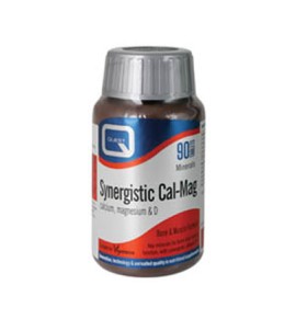 Quest Vitamins Synergistic Cal-Mag Calcium, Magnesium & D 90tabs