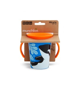 Munchkin Miracle 360° Sippy Cup Εκπαιδευτικό Ποτηράκι Όρκα 117ml