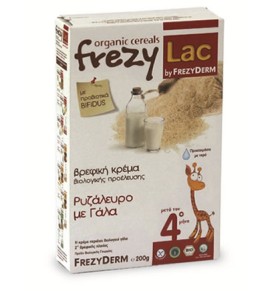 Frezylac Organic Cereals Ρυζάλευρο με Γάλα 200gr