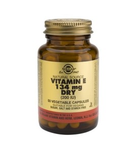 Solgar Vitamin E Dry 200 IU veg.caps 50s