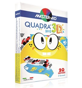Master Aid Quadra 3D Boys 20τμχ.