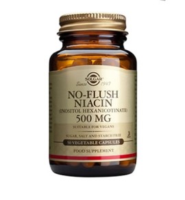 Solgar No-Flush Niacin 500mg veg.caps 50s