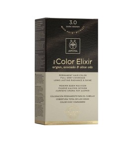 Apivita My Color Elixir Μόνιμη Βαφή Μαλλιών 3.0 ΚΑΣΤΑΝΟ ΣΚΟΥΡΟ