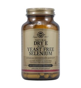 Solgar Vitamin E with Yeast Free Selenium veg.caps 100s