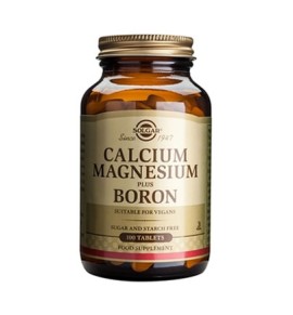 Solgar Calcium Magnesium plus Boron tabs 100s