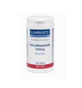 Lamberts VITAMIN B Nicotinamide 250mg (B3) 100 tabs