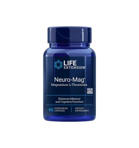 Life Extension Neuro-Mag Magnesium L-Threonate, 90 v.caps