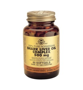 Solgar Shark Liver Oil Complex 500mg softgels 60s