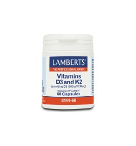 Lamberts Vitamins D3 1000iu & K2 90µg 60caps