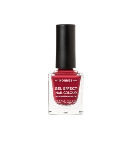 Korres Gel Effect Nail Colour No.52 Eternity Red Rose 11ml