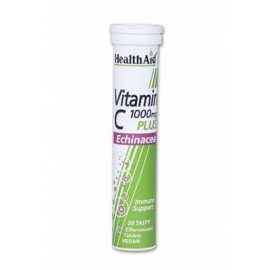 Health Aid Vitamin C 1000mg plus Echinacea 20tabs
