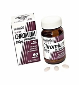 Health Aid Chromium Picolinate 1800μg 60 tabs