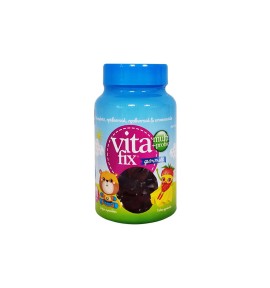 Intermed Multi+Probio VitaFix Gummies Bear Strawberry Παιδικές Πολυβιταμίνες 60τμχ.