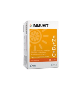 Leriva Immuvit C + D3 + Zn 30Caps