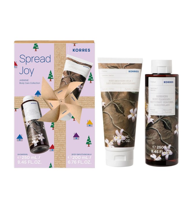 Korres Promo Spread Joy Jasmine Body Care Collection Showergel 250ml & Body Smoothing Milk 200ml