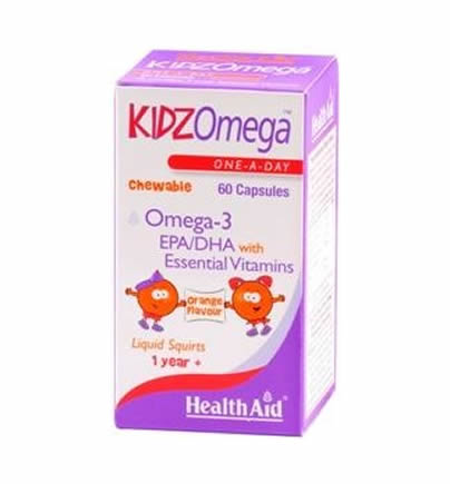 Health Aid KIDZ Omega 60caps Chewable
