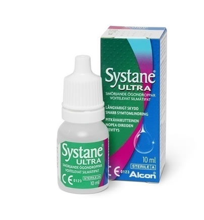 Alcon Systane Ultra Preservative Free Eye Drops Οφθαλμικές Σταγόνες 10ml