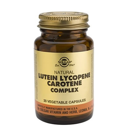 Solgar Lutein Lycopene Carotene Complex veg.caps 30s