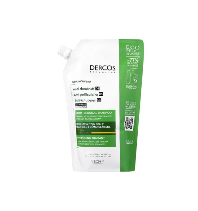 Vichy Dercos Anti Dandruff DS Dry Hair Refill 500ml