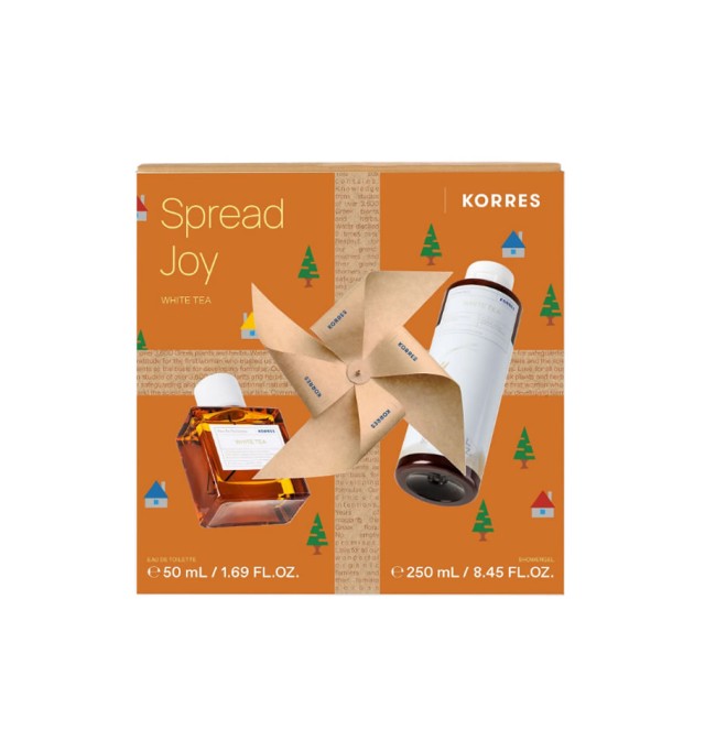 Korres Promo Spread Joy White Tea Eau De Toilette 50ml & Showergel 250ml