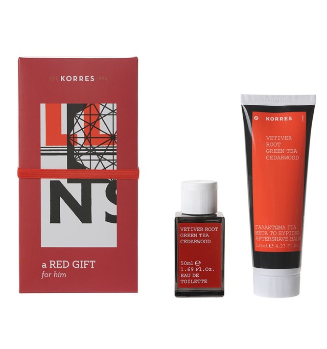 Korres Vetiver Root/Green Tea/Cedarwood Eau de Toilette 50ml