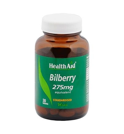 Health Aid Bilberry 275mg 30tabs