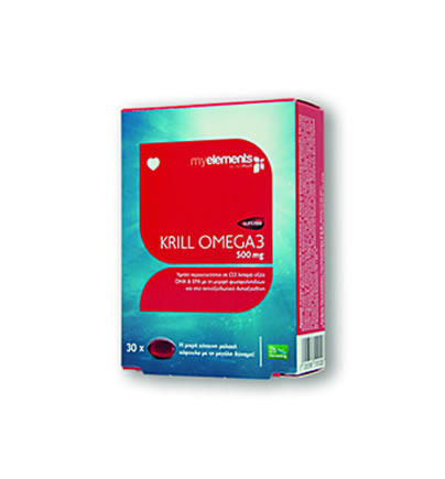 My Elements KRILL OMEGA 3 500mg softgels 30s