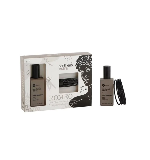 Medisei Panthenol Extra Promo Romeo Dark Shadows Eau De Toilette Ανδρικό Άρωμα, 50 ml & Δώρο Βραχιόλι Dark Shadows, 1τμχ