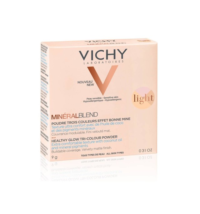 Vichy MineralBlend Healthy Glow Tri-Color Powder Light 9g