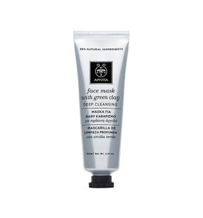 Apivita Face Mask Μάσκα για Βαθύ Καθαρισμό με πράσινη άργιλο 50ml